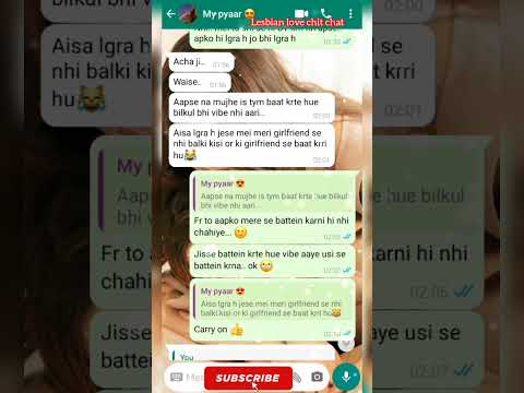 Lesbian Love Story Whatsapp Chatting Ayesha And Namra Part 14 Lesbian Love Loveislove 