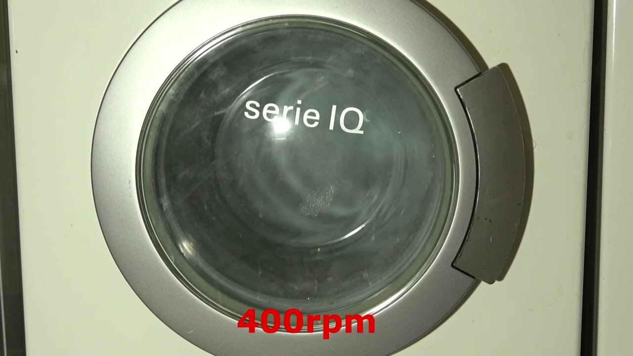 siemens Serie IQ1834 - Final spin 1800rpm + results