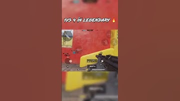 1vs 4 In Legendary COD Mobile 🔥 | MP Ranked #codm #codmobile #shorts
