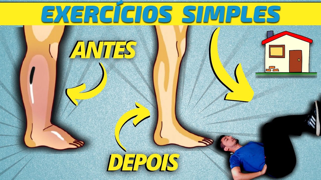 LIVRE-SE da Perna INCHADA ⛔ EXERCÍCIO para DESINCHAR as Pernas 👉 Como ...