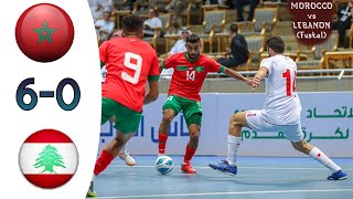 Morocco 6 - 0 Lebanon - Coupe arabe de futsal - 09/06/2023