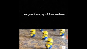 The army minions be like: