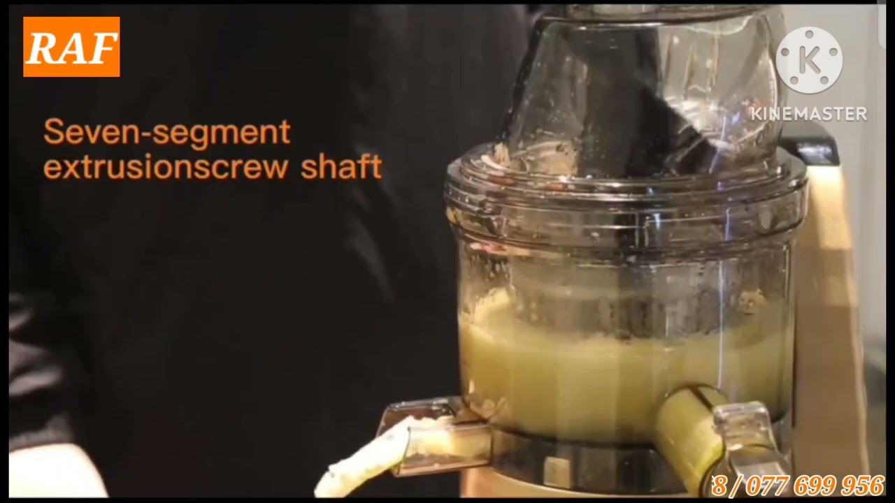 Raf Slow Juicer R.2857 | 150w Cold Press Juicer