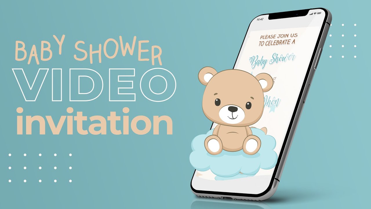 Baby shower invitation , Its a boy!