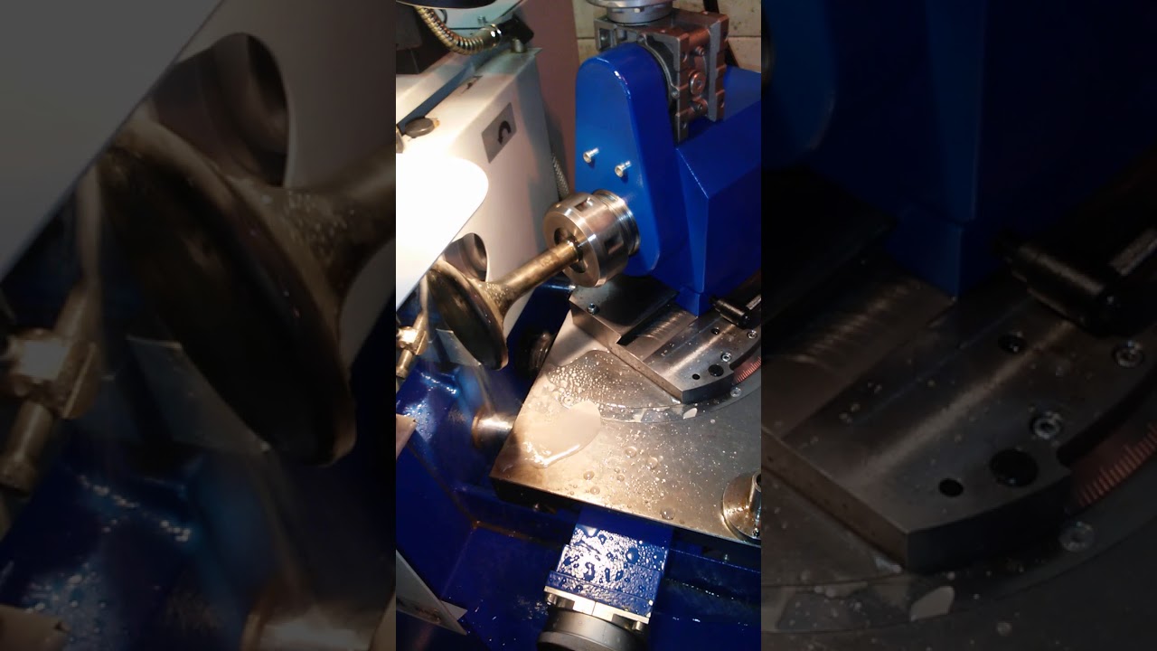 Chris Marine BSP valve grinding machine turn on