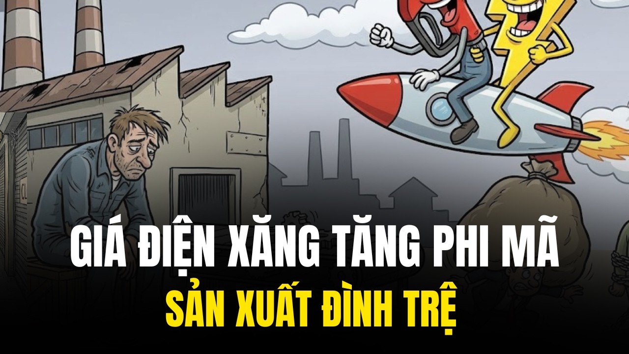 GIÁ ĐIỆN XĂNG TĂNG PHI MÃ: SẢN XUẤT ĐÌNH TRỆ, BÓNG TỐI BAO TRÙM KHẮP NƠI?