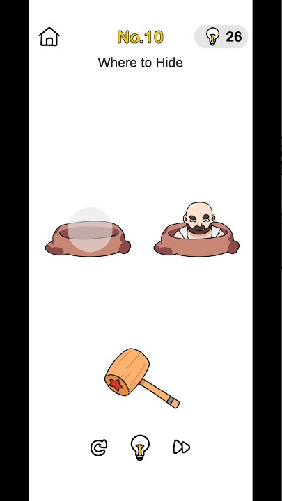 Brain Out Prank Plan Level - 10, solved. Where to hide.