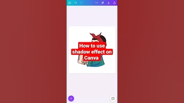 Shadow Effect Using Canva Tutorial #canvatutorial #shorts