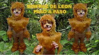 DISFRAZ DE LEON