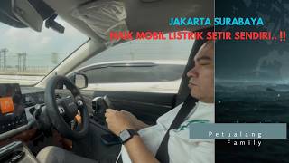 Road Trip Jakarta Surabaya  Toll Trans Jawa Pakai Mobil Listrik