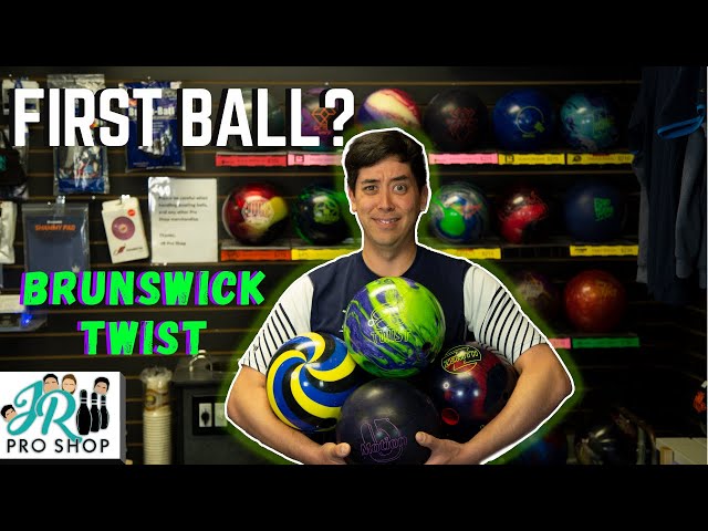 Brunswick Twist Reactive Bowling Ball – Red/Purple, Size 8 (Undrilled)
