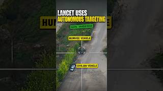 Russian Lancet Drone Uses Autonomous Targeting to Strike Ukrainian Humvee