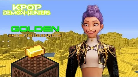 HUNTR/X | Golden (@NoteCraftMCNoteblocks Minecraft Noteblocks Version) with Vocals