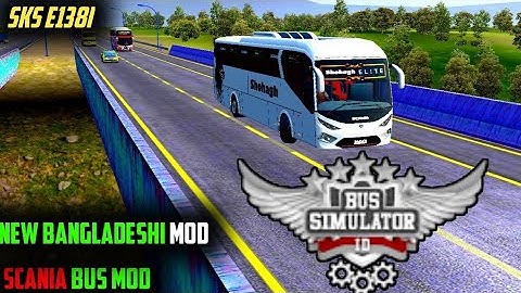 SKS E138i SCANIA Bus Mod Review With Link  || Bussid New Bangladeshi  Bus Mod || Download Free