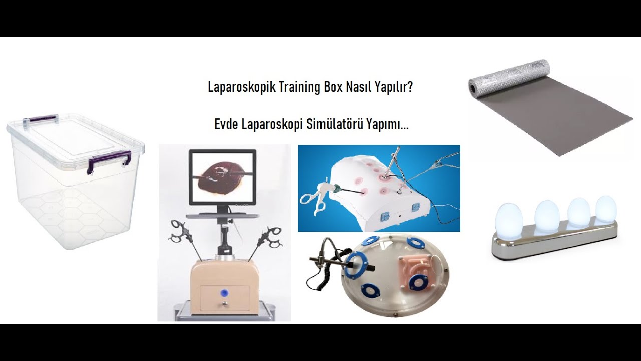 Laparoskopik Training Box Nasıl Yapılır ? Laparoskopi Simülatörü Yapımı How To Tie Laparoscopic Knot