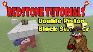 Double piston Block swapper "Tutorial" (Minecraft Xbox 360)
