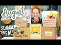 August 2023 Subscription Boxes Monthly Haul | Is it Summer or Fall?!