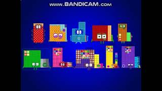 Numberblocks Doubles 128 to 65536 with Voices