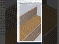 ✅ Easy way to create curve bridge in sketchup.   #sketchupplugins #interiordesign #tyshorts