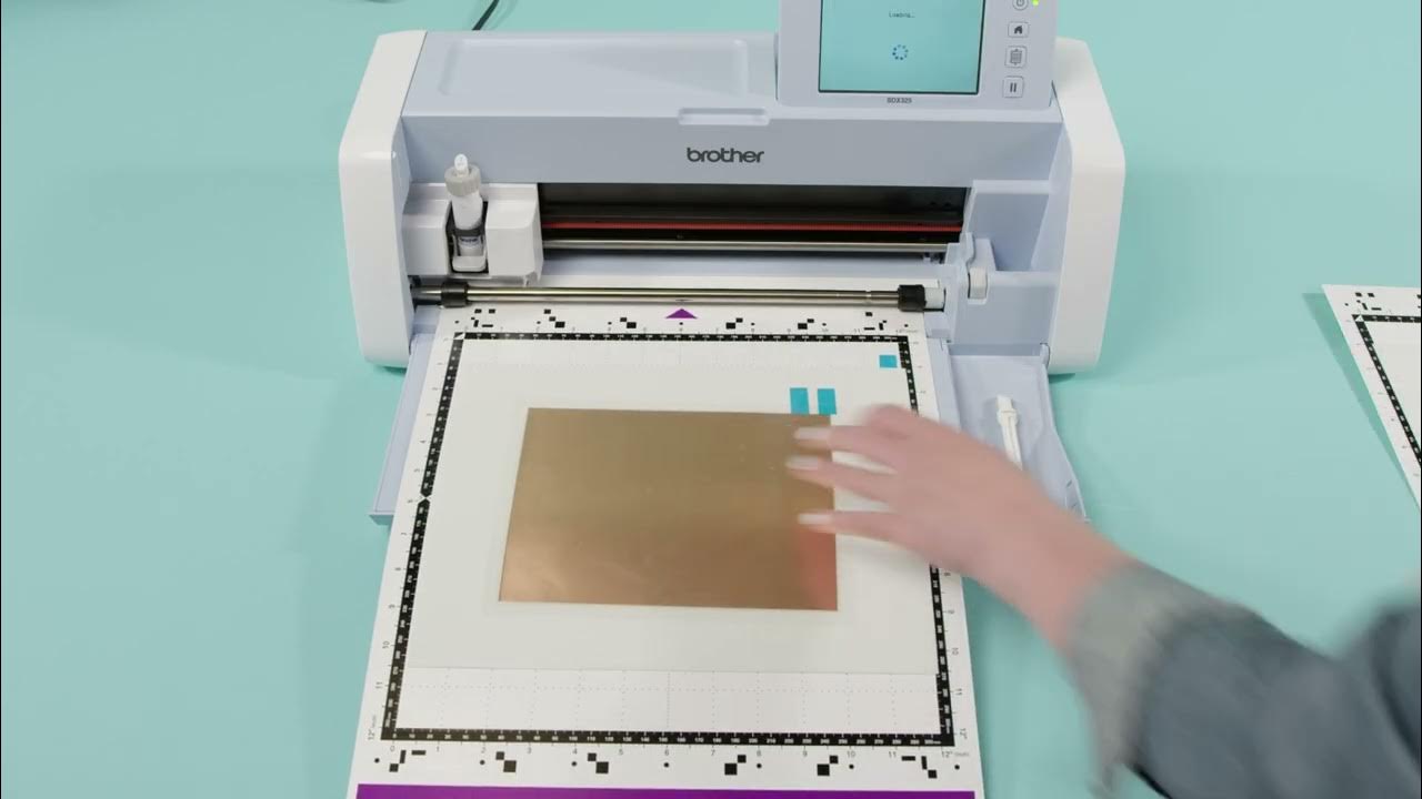 ScanNCut How To Line Emboss Brother Crafts USA YouTube