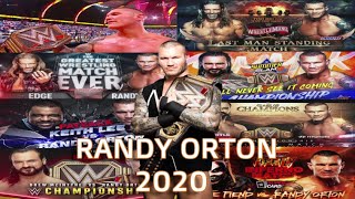 WWE RANDY ORTON 2020 Main Matches Highlights
