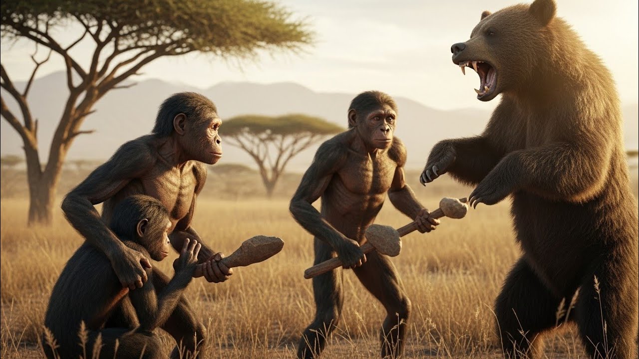 Life 2.8 Million Years Ago | Early Humans Faced Predators, Survival, and the First Stone Tools