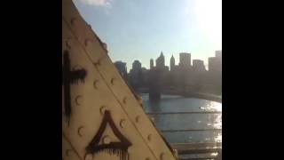 NYC metro ride on Manhattan bridge. (The bridge on the video is the Brooklyn bridge) (July 2014)