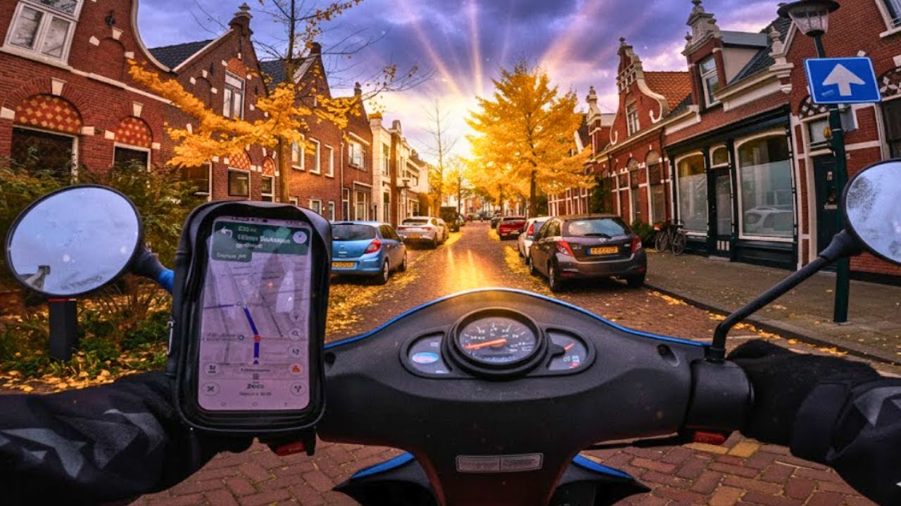 COMO é ser ENTREGADOR na EUROPA na chuva? Meu dia na HOLANDA (POV)