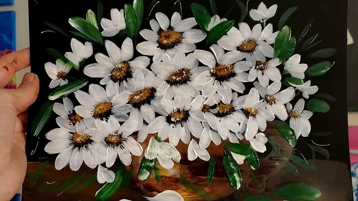 EASY DRAWING FLOWERS /FOR BEGINNERS ACRYLIC/TATIANA SINDEEVA BUROVA