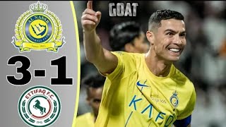 Cristiano Ronaldo 1 Goal 1 Assists 💪🔥 Al-Nassr vs Al- Ettifaq 3-1 Highlights All Goals 2023