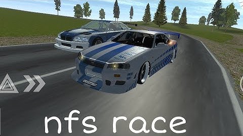 nfs cars race in simple car crash physics sim