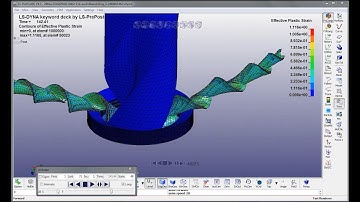 Simulation of drilling process in the LS-DYNA. Video tutorial (incomplete)