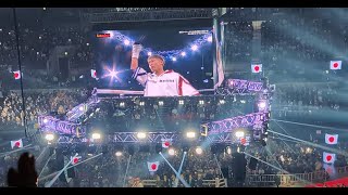 井上尚弥選手が「Departure」で入場ーー井上尚弥 vs.マーロン・タパレス（WBA・WBC・IBF・WBO世界スーパーバンタム級王座統一戦）