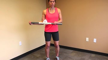 Standing Shoulder External Rotation AAROM With Dowel