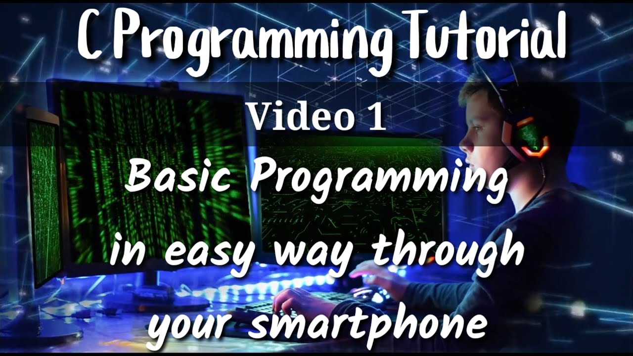 C programming language || V-1 Basics of C Programming || Introduction ...