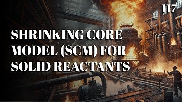 117. Shrinking Core Model SCM for Solid Reactants | Chemical Reaction Engineering | The Engineer Owl