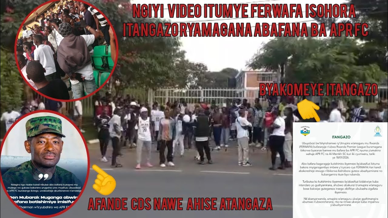 ⚫APR FC🆕AL MERRECKH⚫Ngiyo video Nitangazo Namagambo ya Afande CDS Ibintu birakomeye Abafana ba APR F