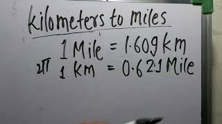 Kilometres to miles in Hindi | in Hindi