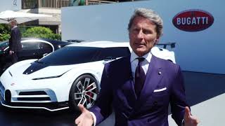 Match Highlights Bugatti Centodieci Press Conference at The Quail
