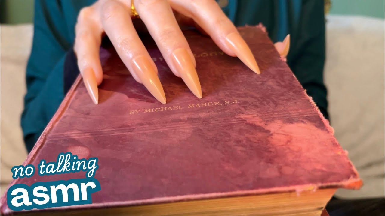 ASMR * Vintage Book Tapping & Scratching!