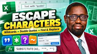 Escape characters in Excel- A deep dive (Part 1)