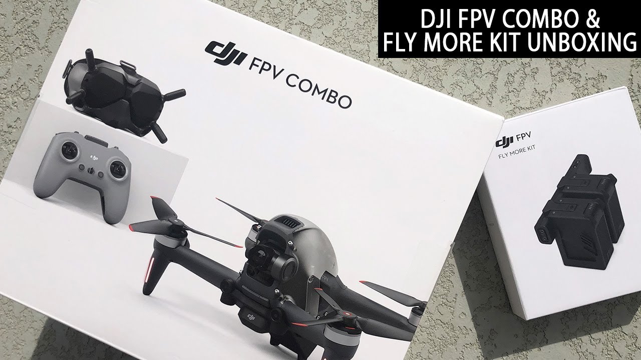 DJI FPV Combo Unboxing & DJI FPV Fly More Kit - DJI FPV Drone & DJI FPV  Goggles V2
