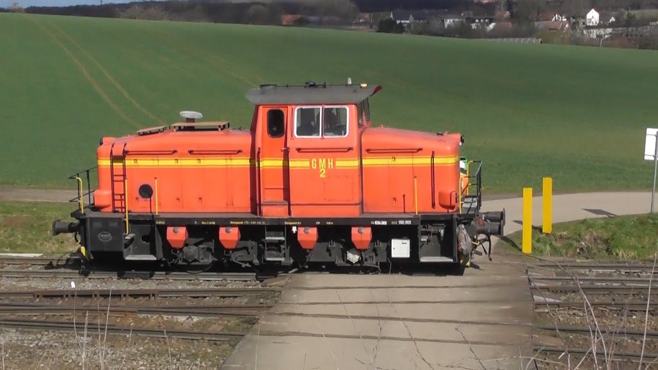 Deutz Oldtimer Lokomotiven rangieren im Stahlwerk Georgsmarienhütte