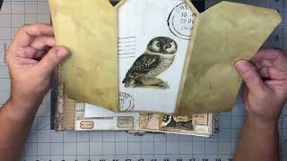 lets Create a Journal Complete | Mr. Owl Nature Themed Journal | Pt 11