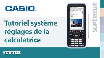 SYSTÈME : Réglages de la calculatrice CASIO fx-CP400 - Tutoriel