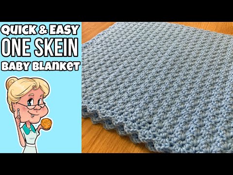Quick & Easy Crochet Baby Blanket 