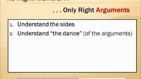 INTRO & RELEVANCE - Understanding the sides of an evidentiary argument & the court