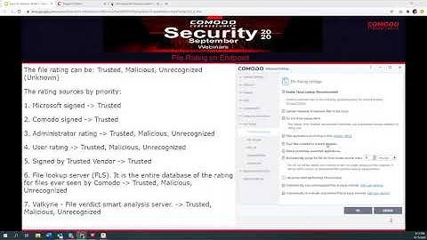 Comodo Client Security- Security September Webinar Series