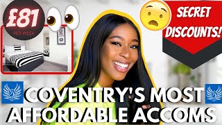 COVENTRY UNIVERSITY MOST AFFORDABLE ACCOMMODATIONS 2021 FT AMBER STUDENTS