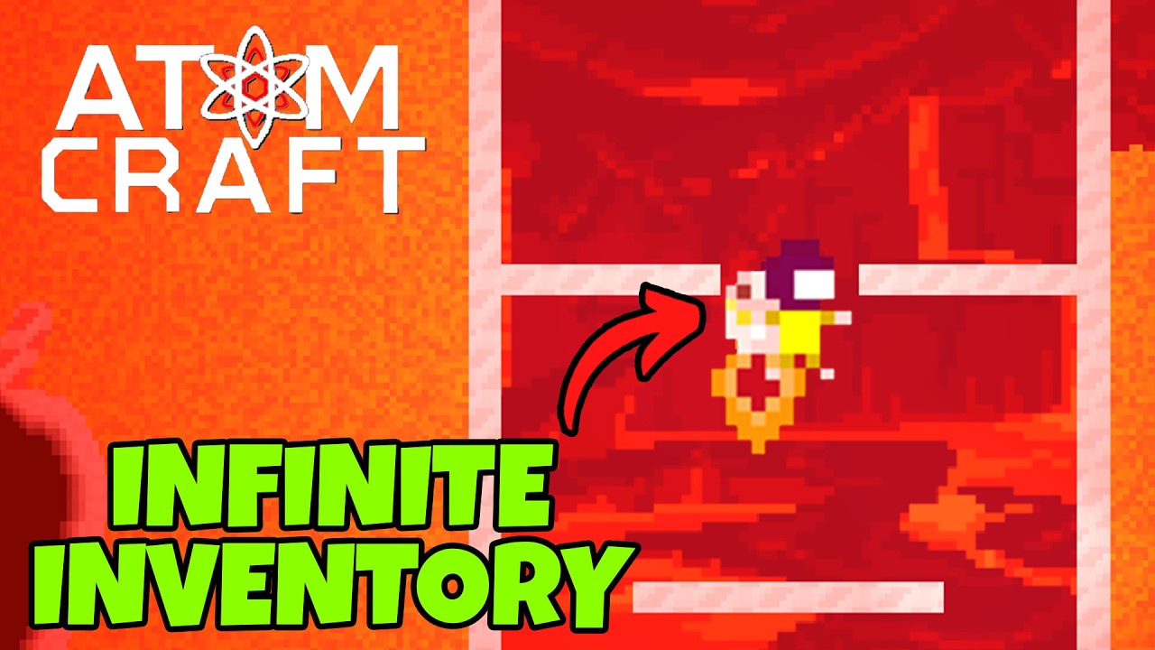 I Unlocked Infinite Inventory & Survived the Lava! | Atomcraft